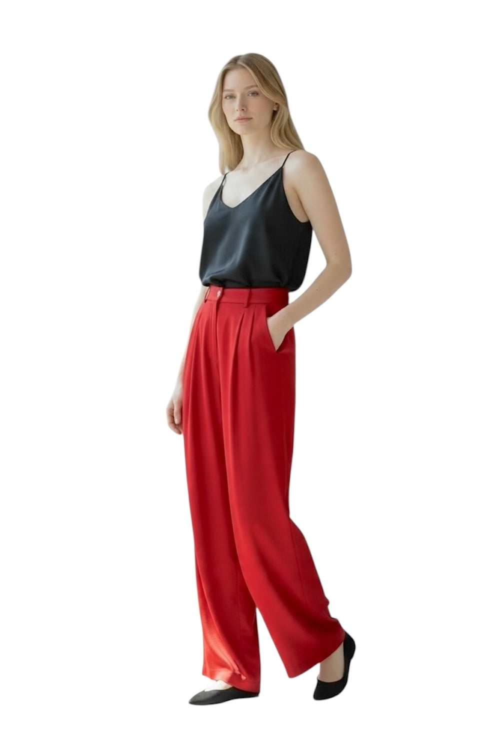 Pantaloni rossi Vicolo