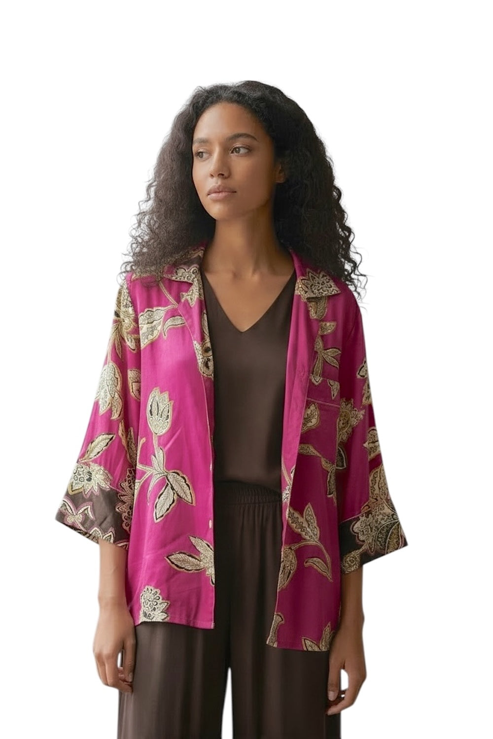 Annie Glam fuchsia Jackets shirt