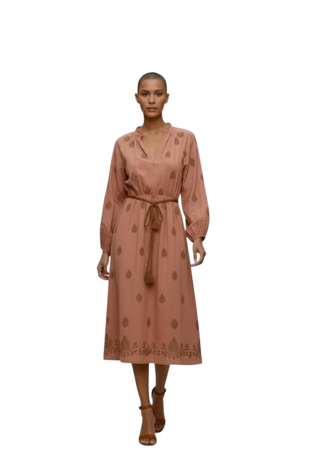 Dixie rust dress