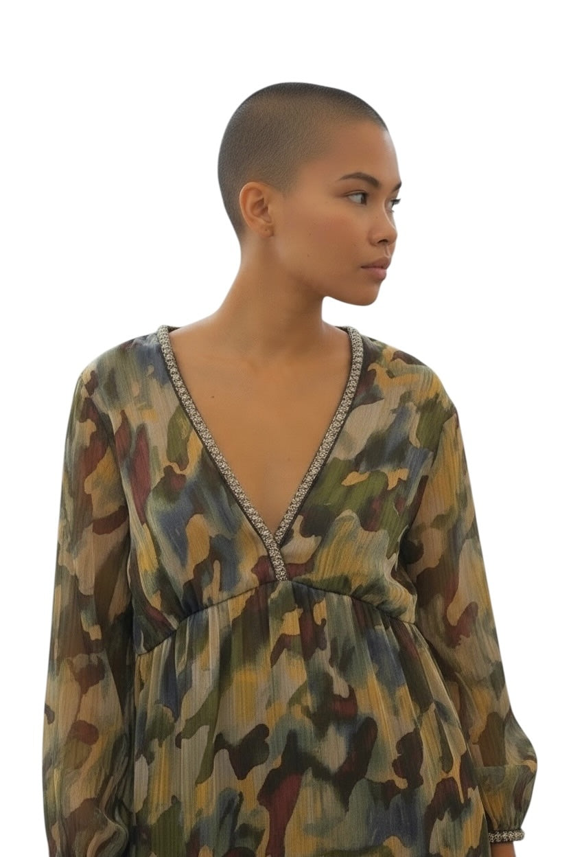 Camicia multicolore Dixie