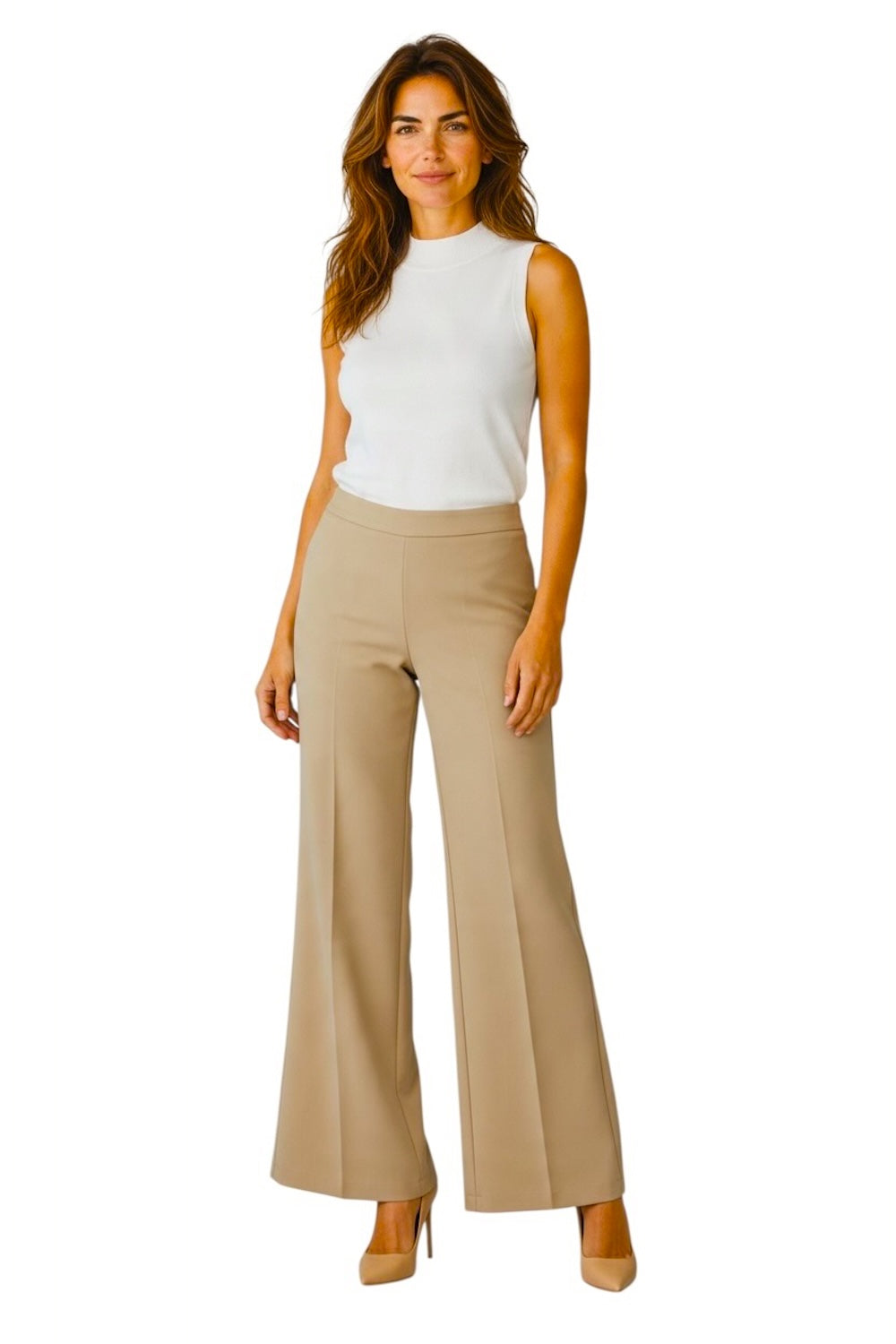 Pantaloni cammello Dixie