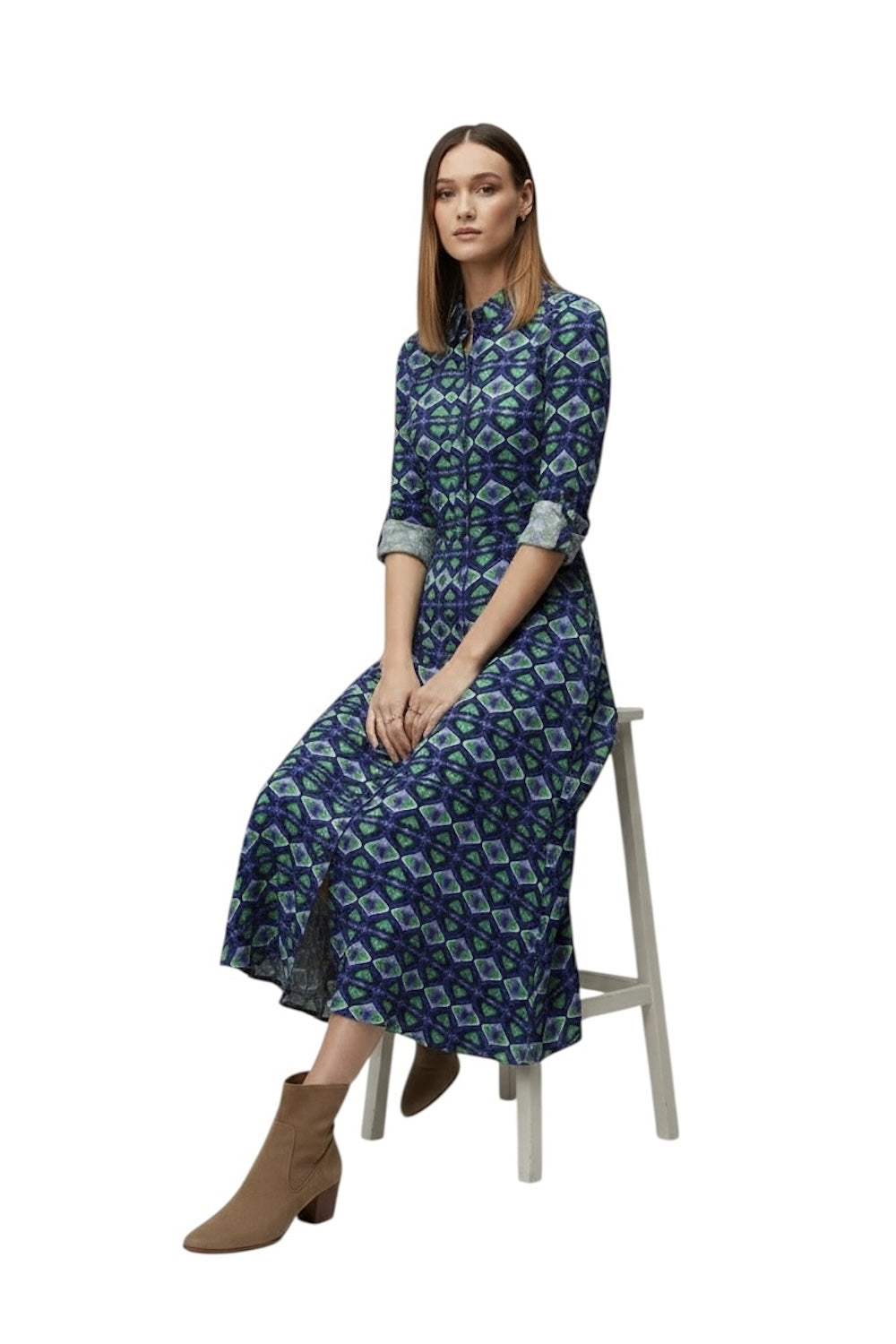 Dixie purple chemisier dress