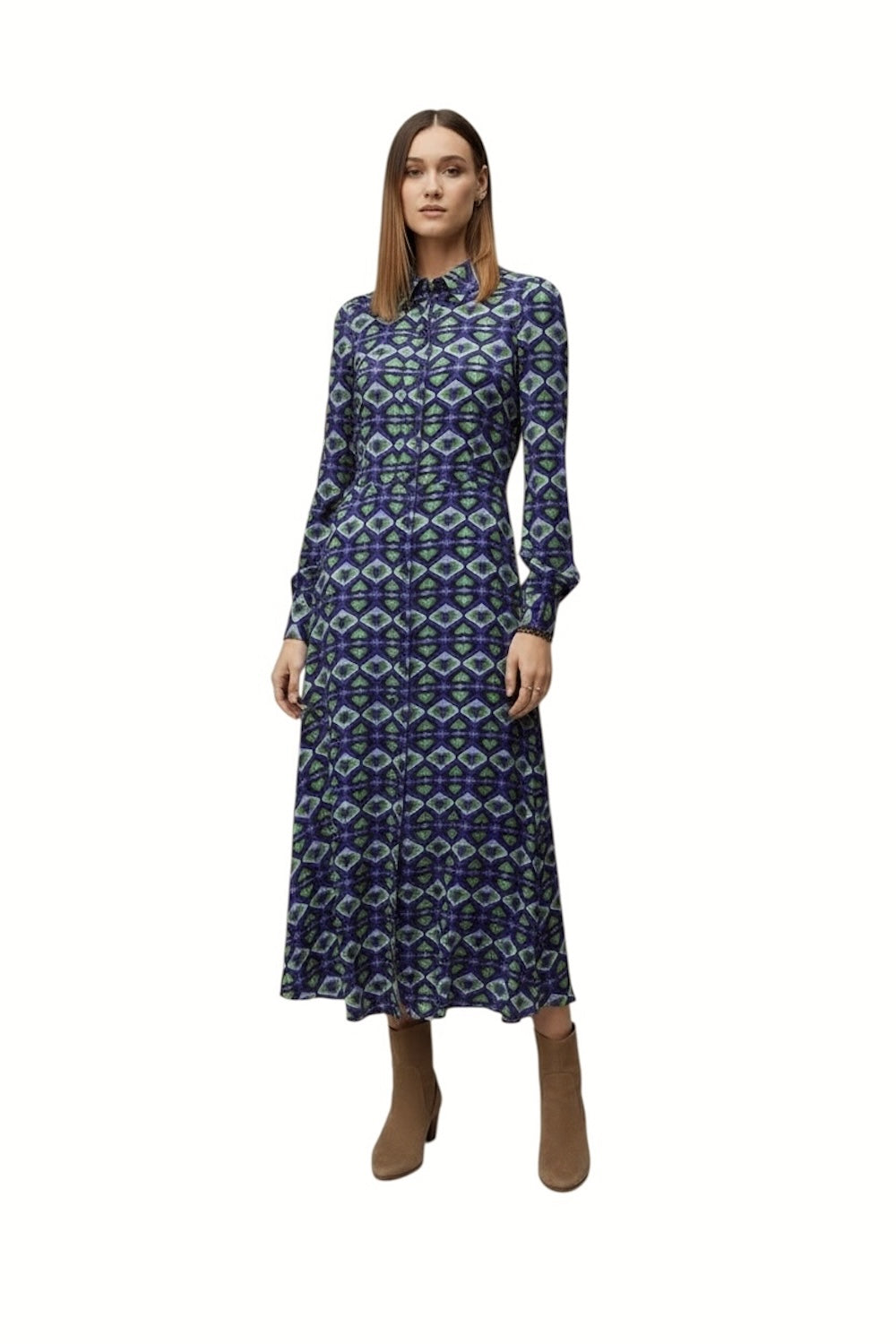 Dixie purple chemisier dress