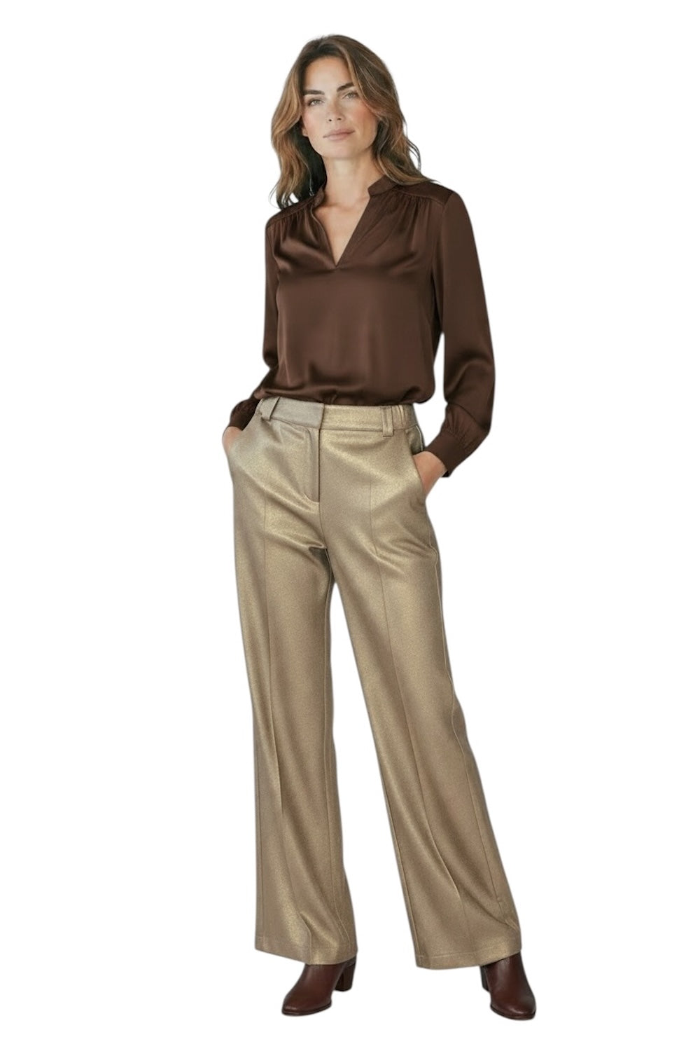 Maryley Hose in Gold