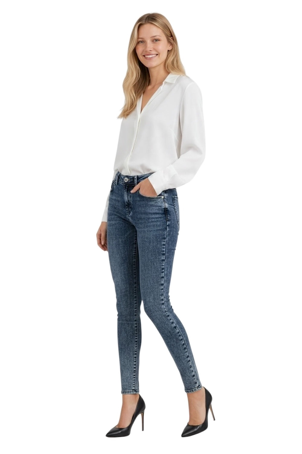 Maryley blaue Jeans