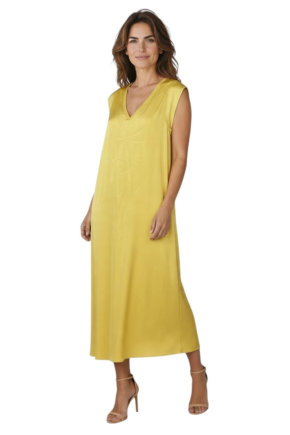 Dixie hellgelbes Kleid