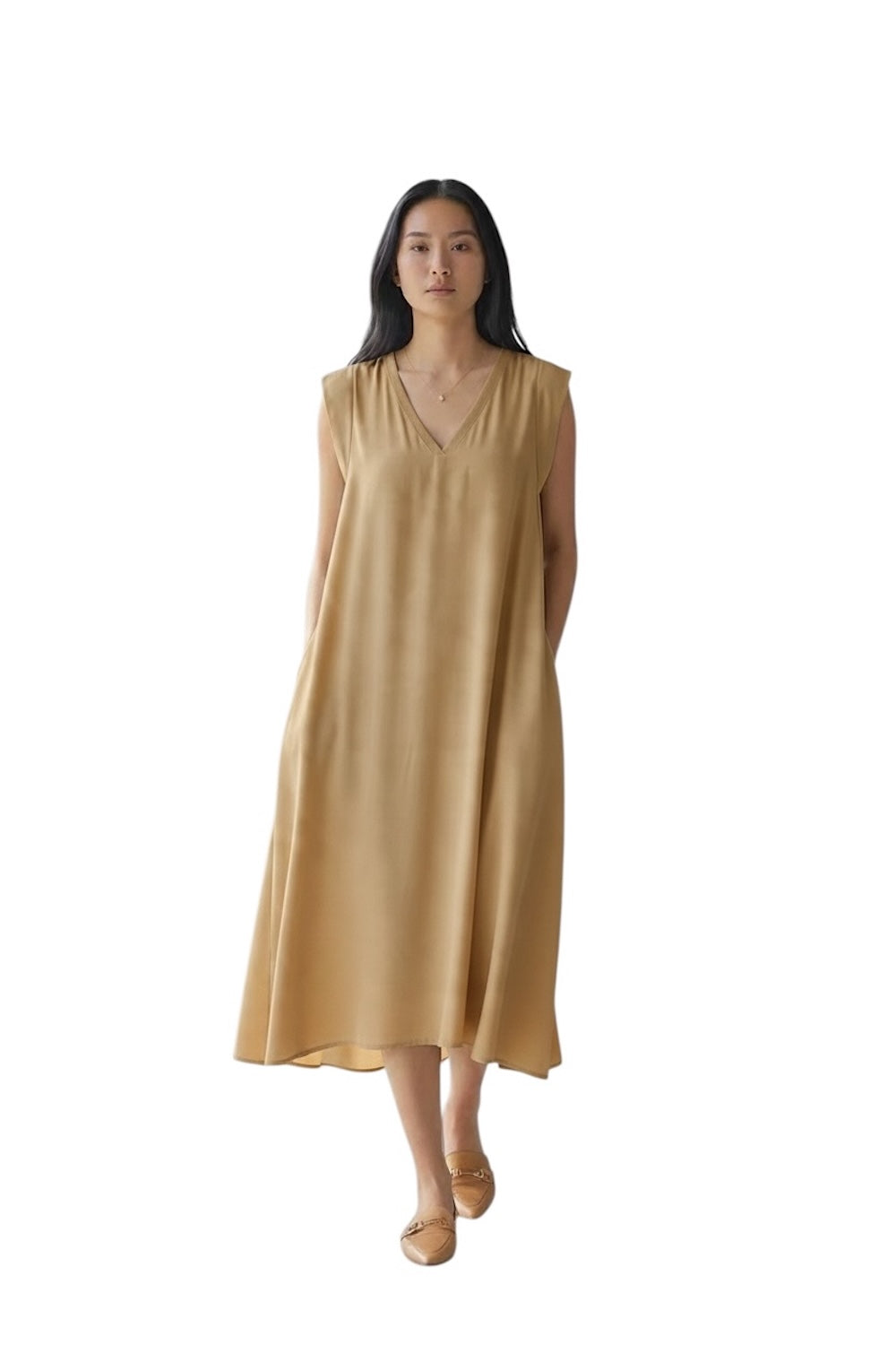 Dixie-Taupe-Kleid
