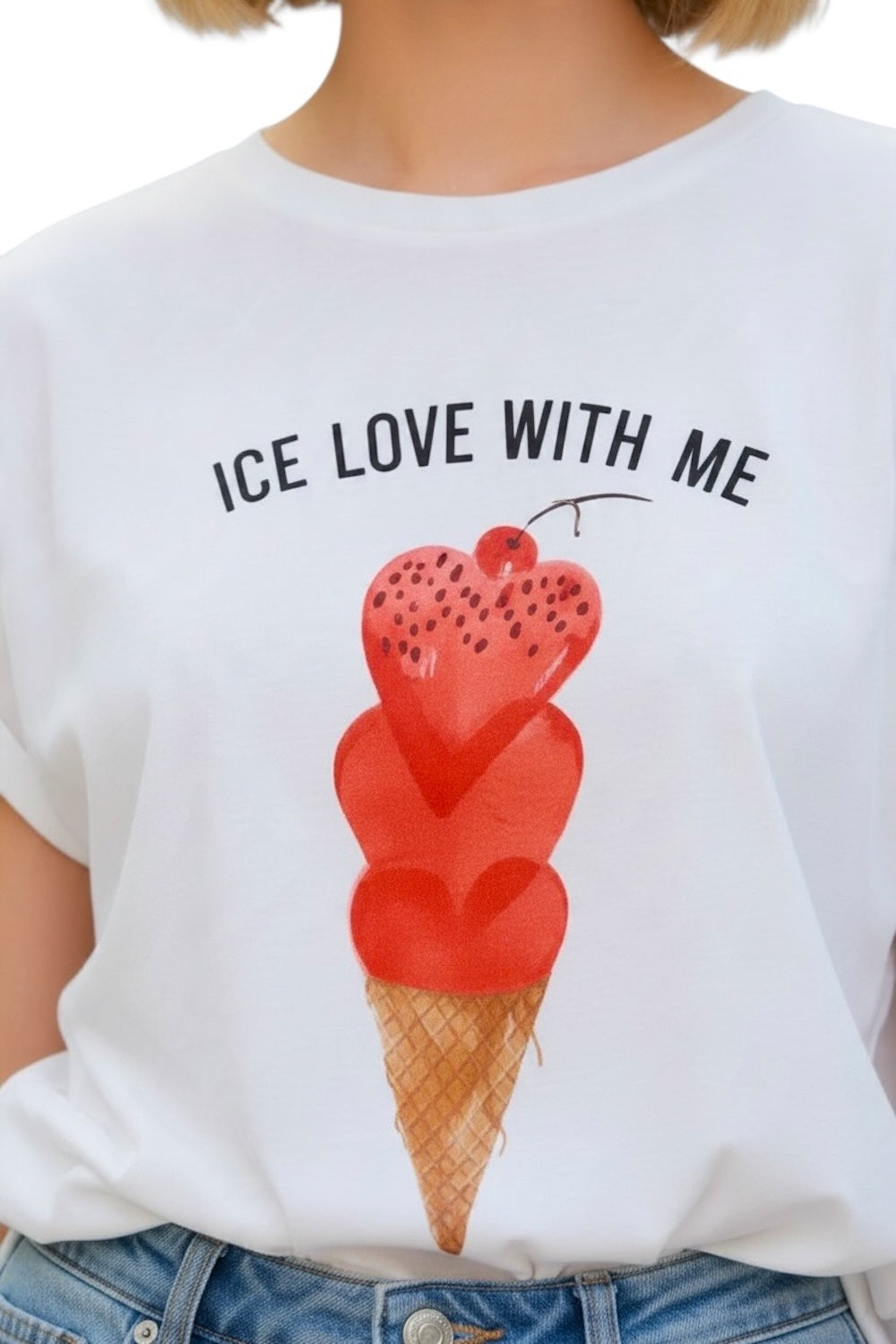 weißes Dixie-T-Shirt