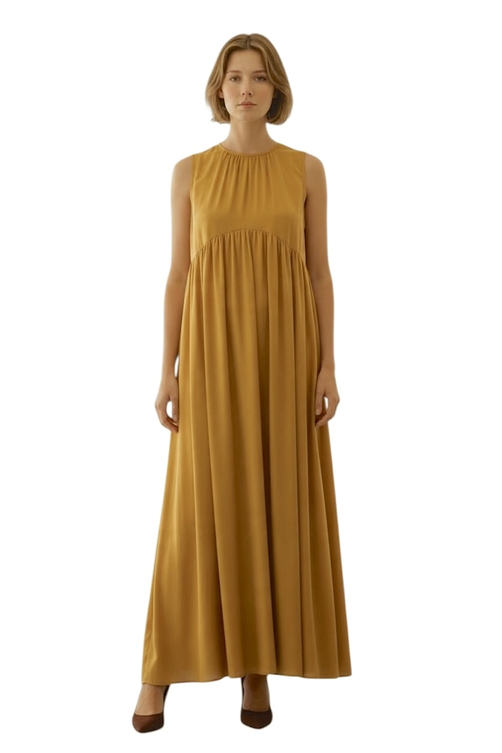 Dixie mustard dress