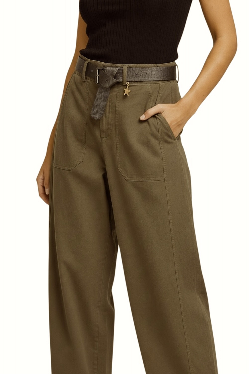 Susy Mix Hose in Braun