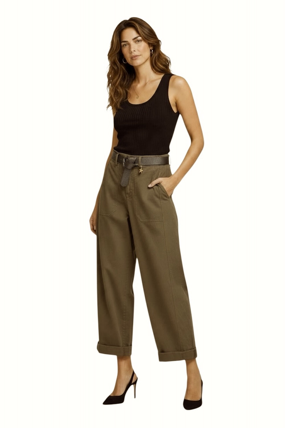 Susy Mix Hose in Braun
