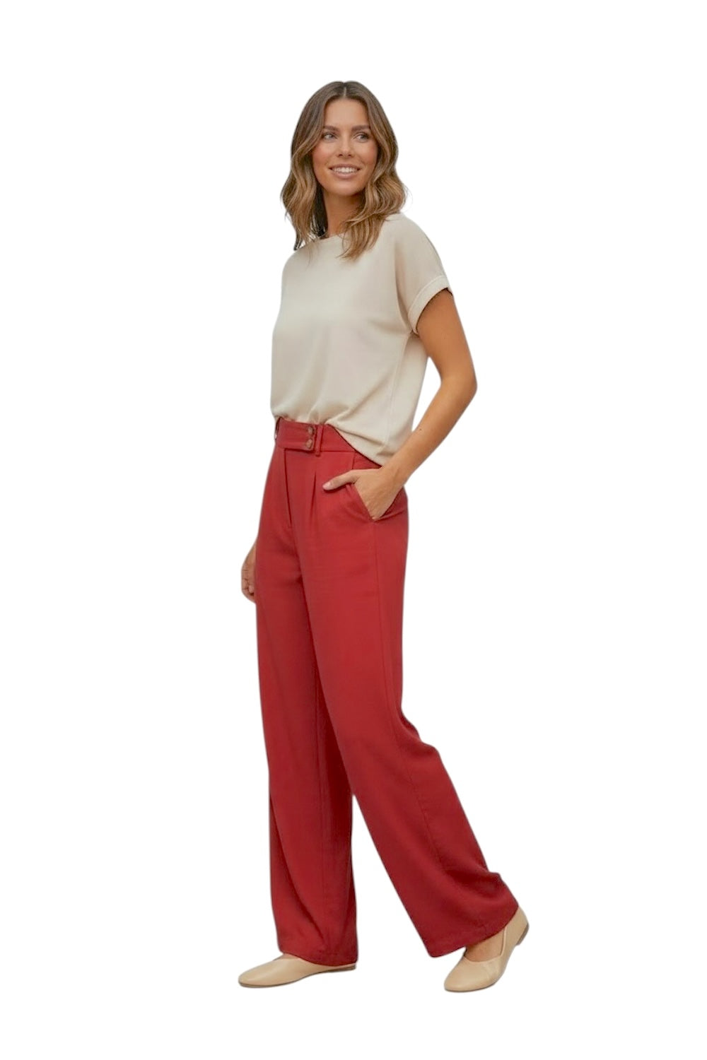 Pantaloni rossi Saiph
