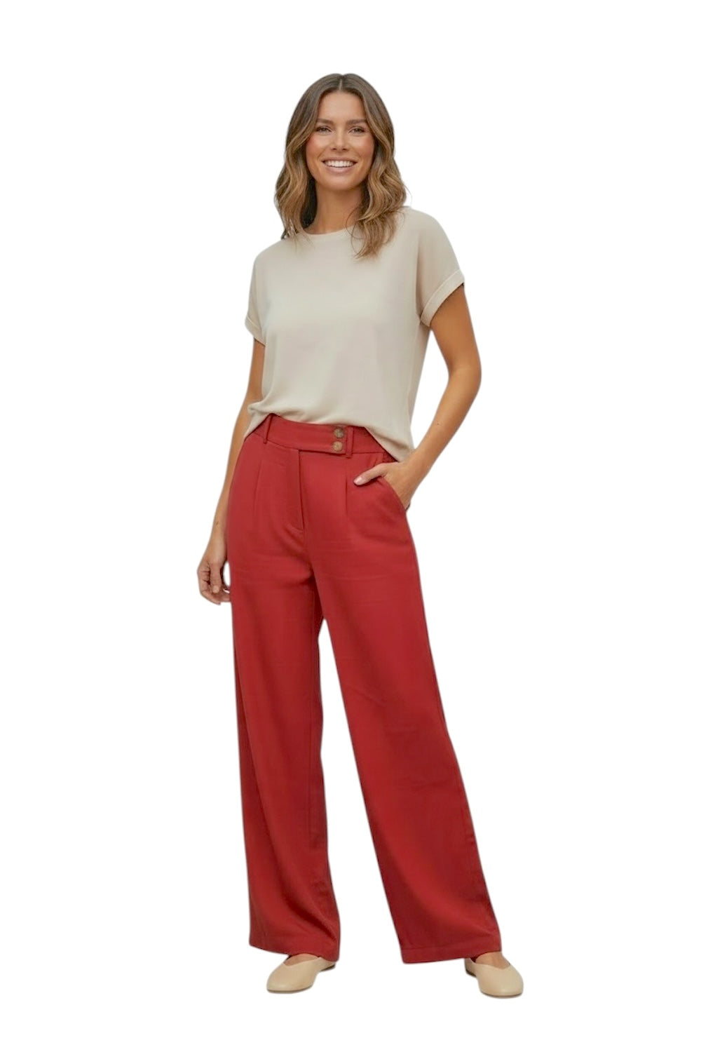 Pantaloni rossi Saiph