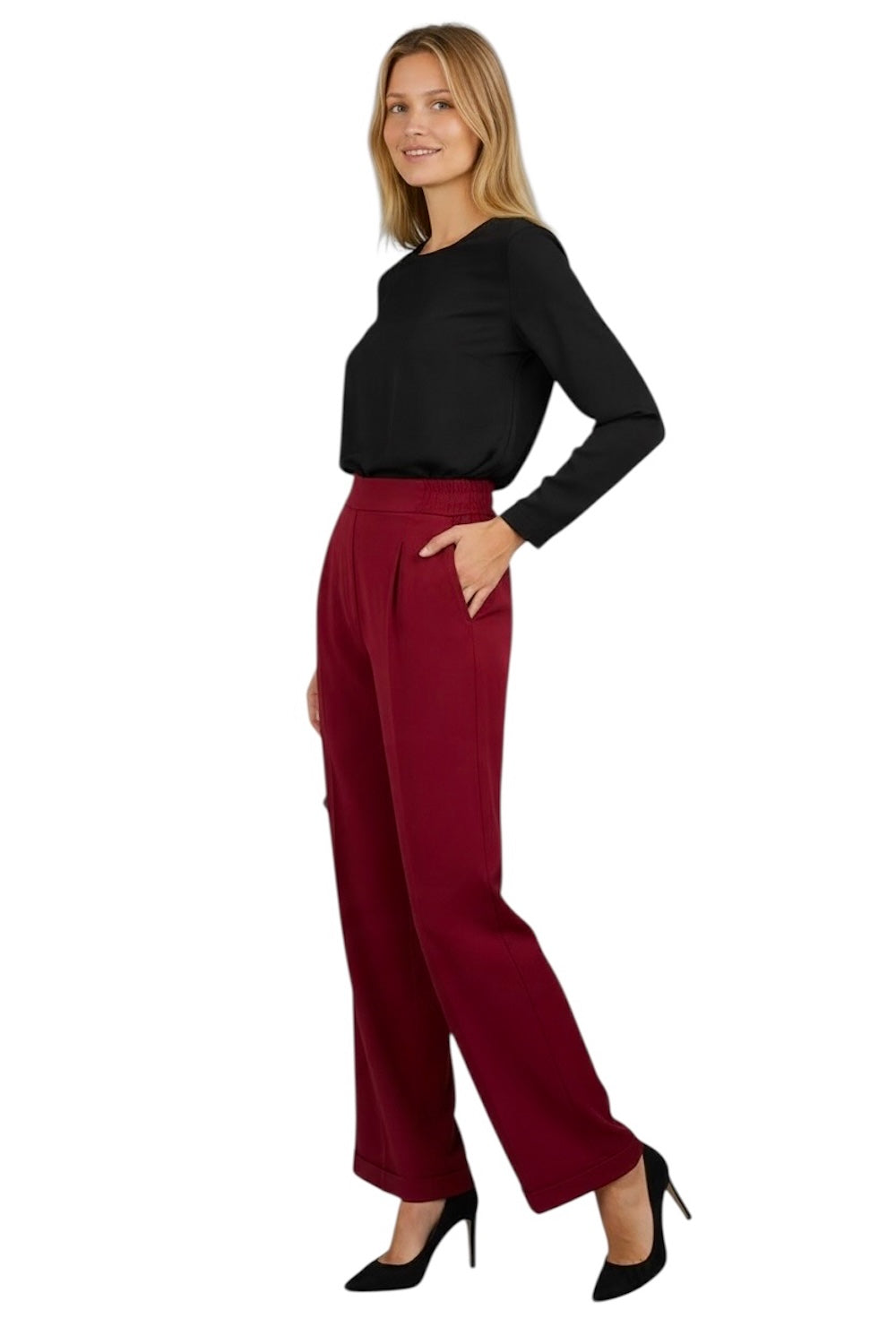 Saiph bordeaux pants