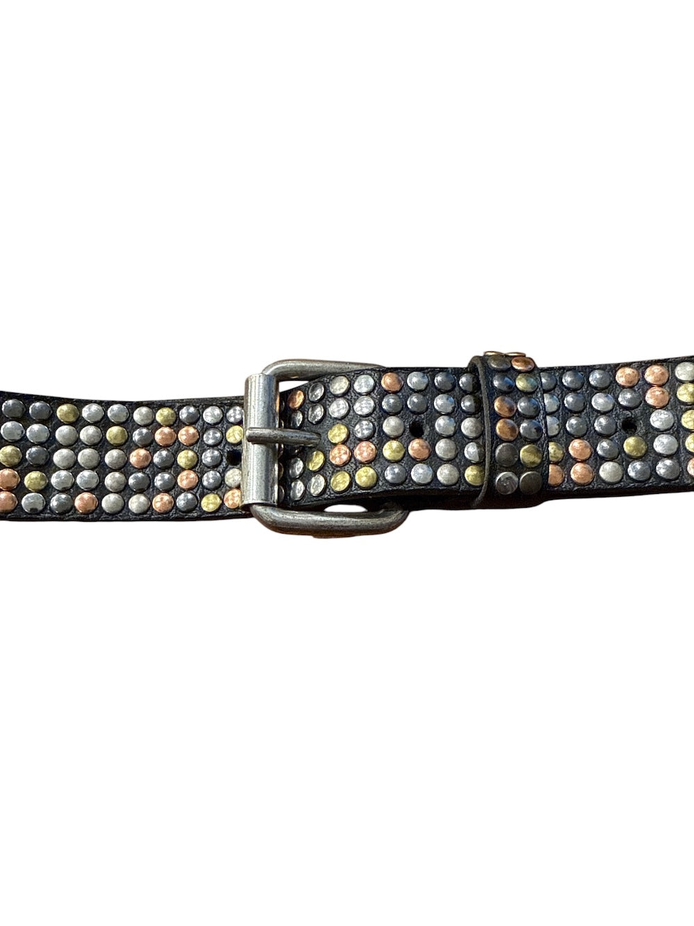 DA.D black gold silver bronze belt