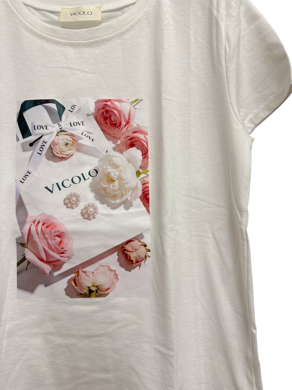 weißes Vicolo-T-Shirt