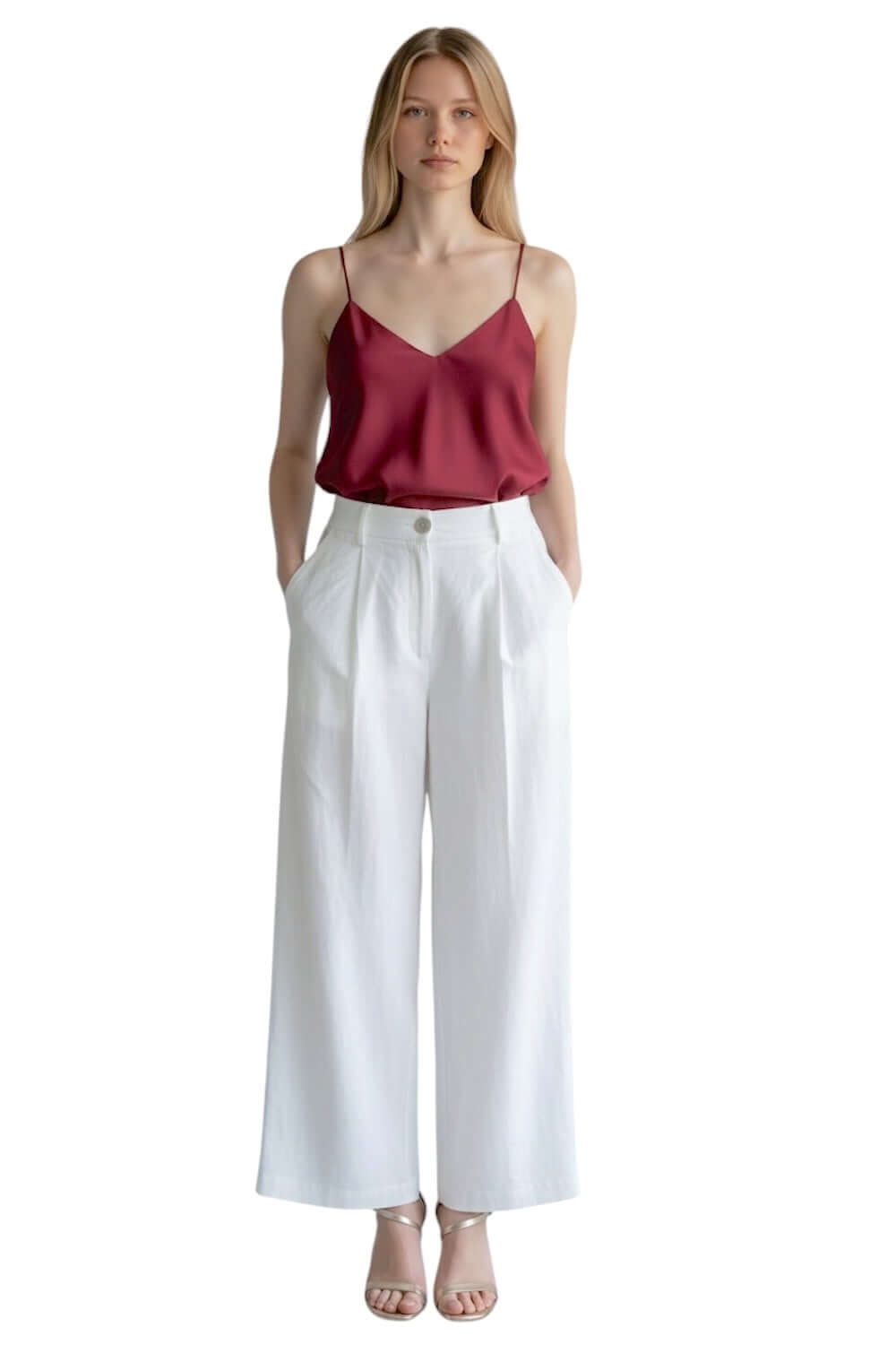 Dixie bordeaux top