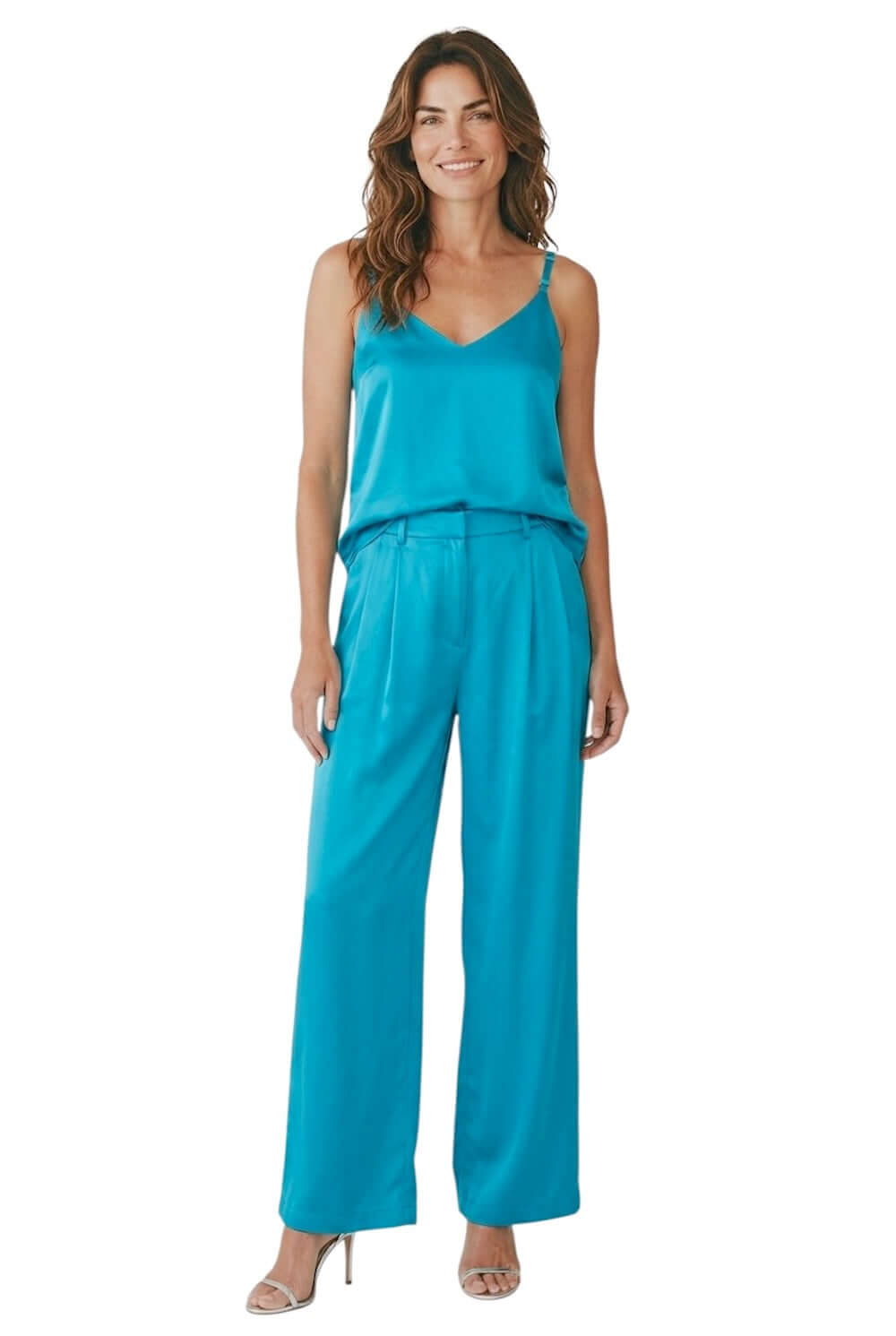 Top Dixie color turchese