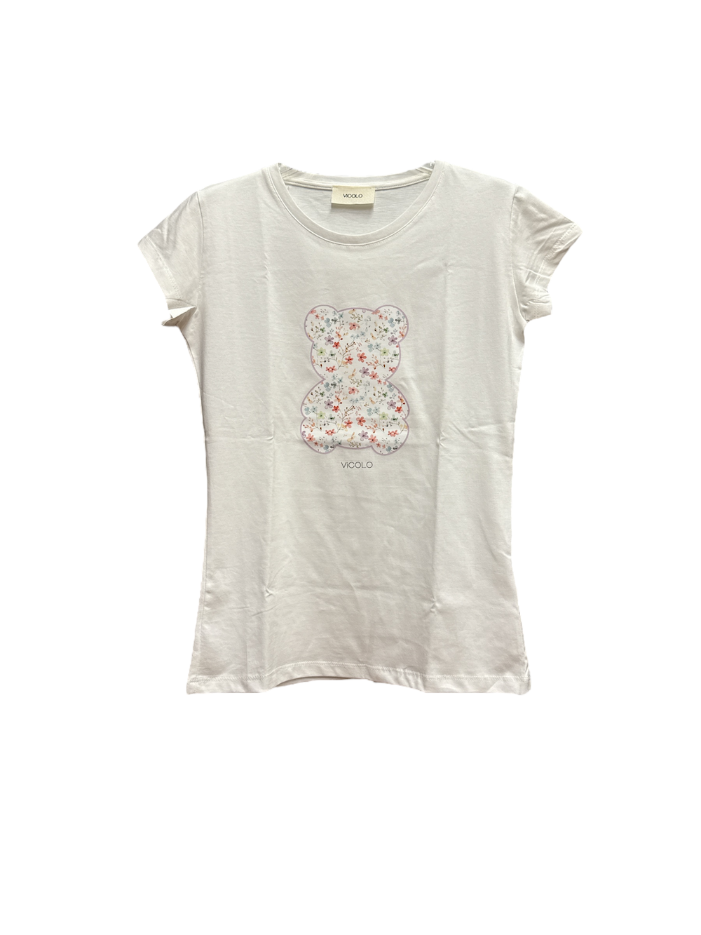 Vicolo little bear white t-shirt