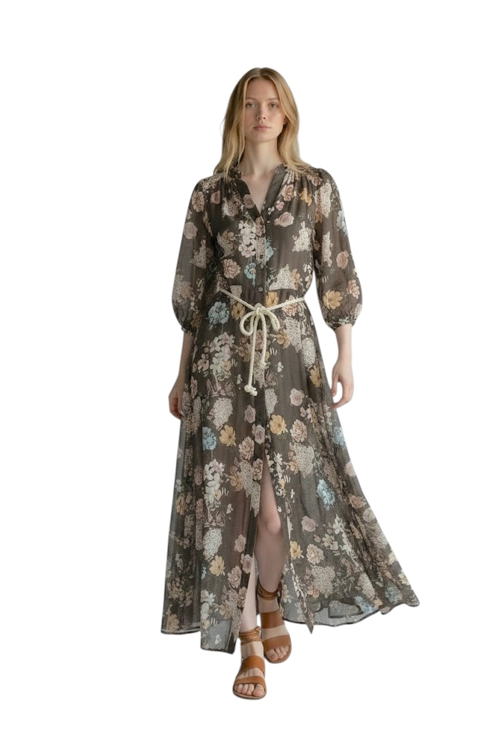 Susy Mix brown chemisier dress