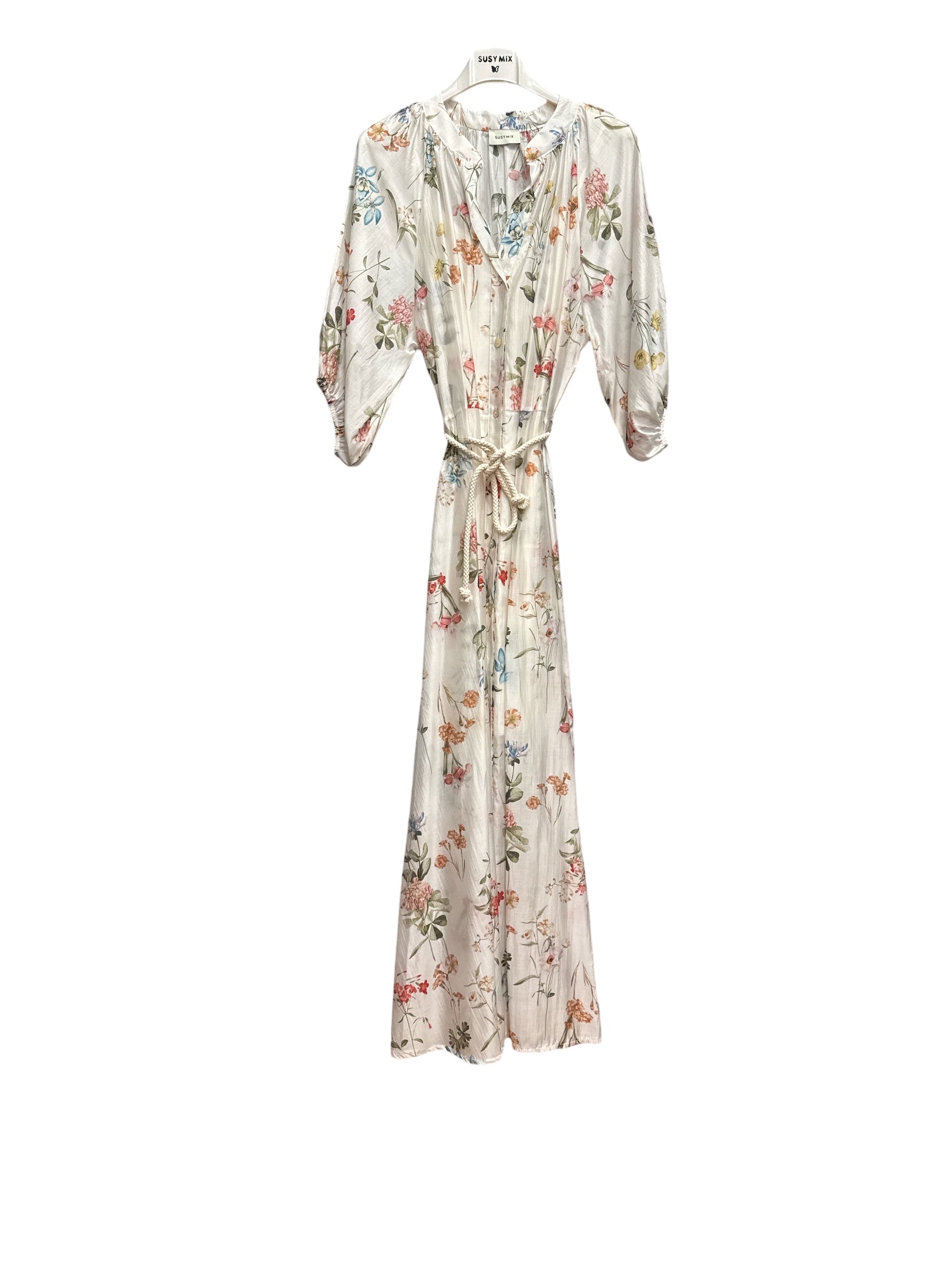 Susy Mix cream chemisier dress