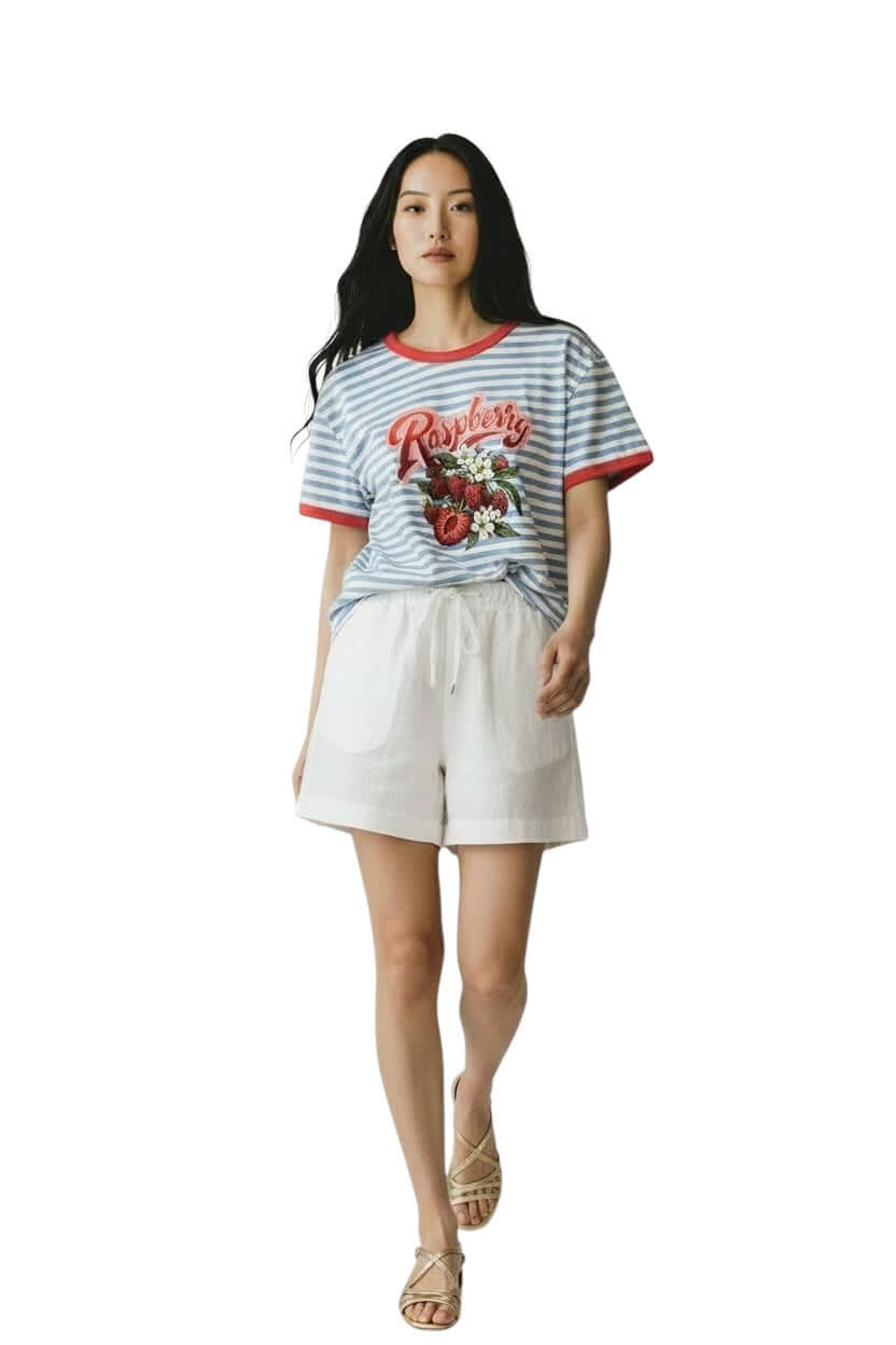 T-shirt azzurra Susy Mix