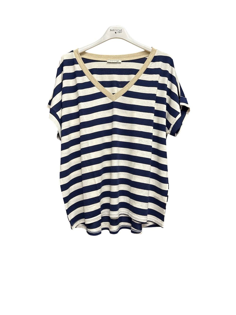 Susy Star blue line t-shirt