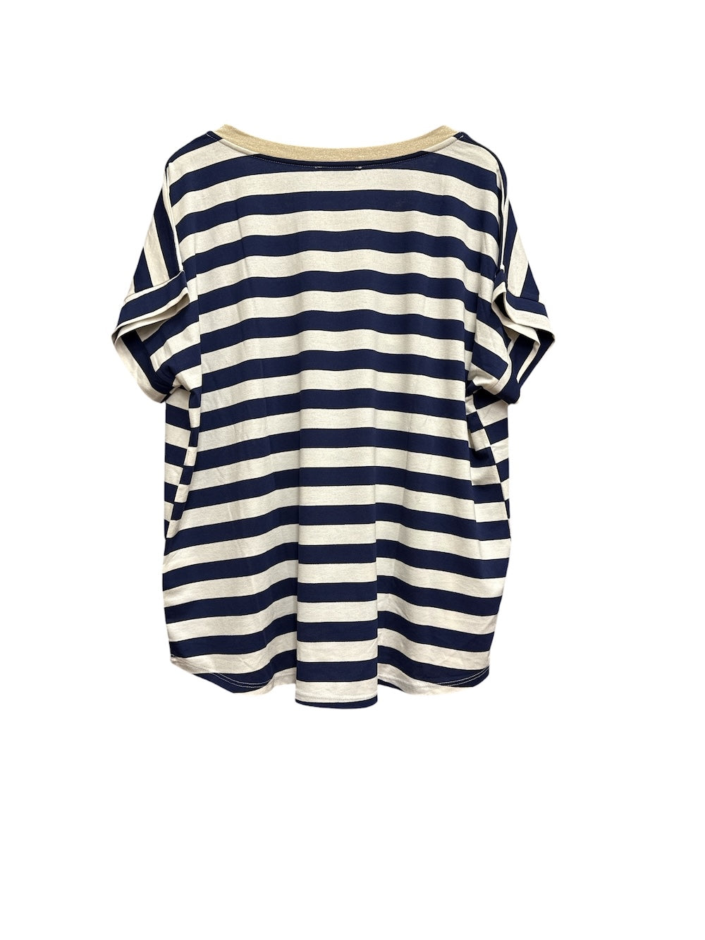 T-shirt Susy Star riga blu