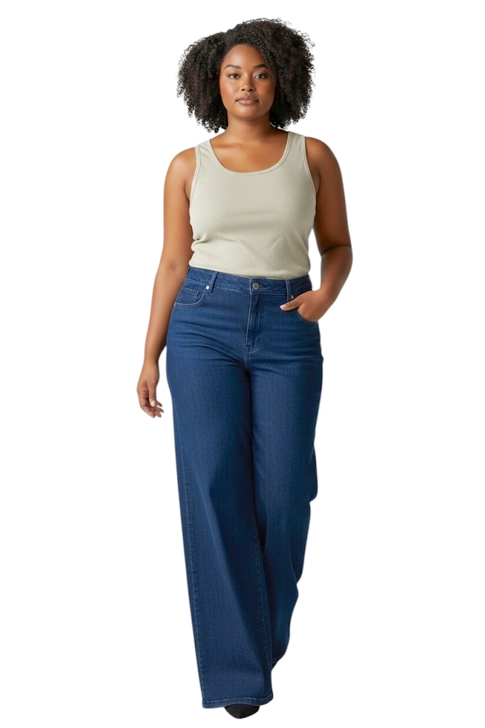 Top Susy Star glitter azzurro