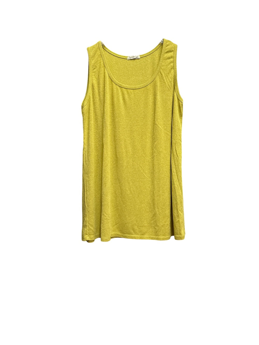Top Susy Star con glitter verde mela