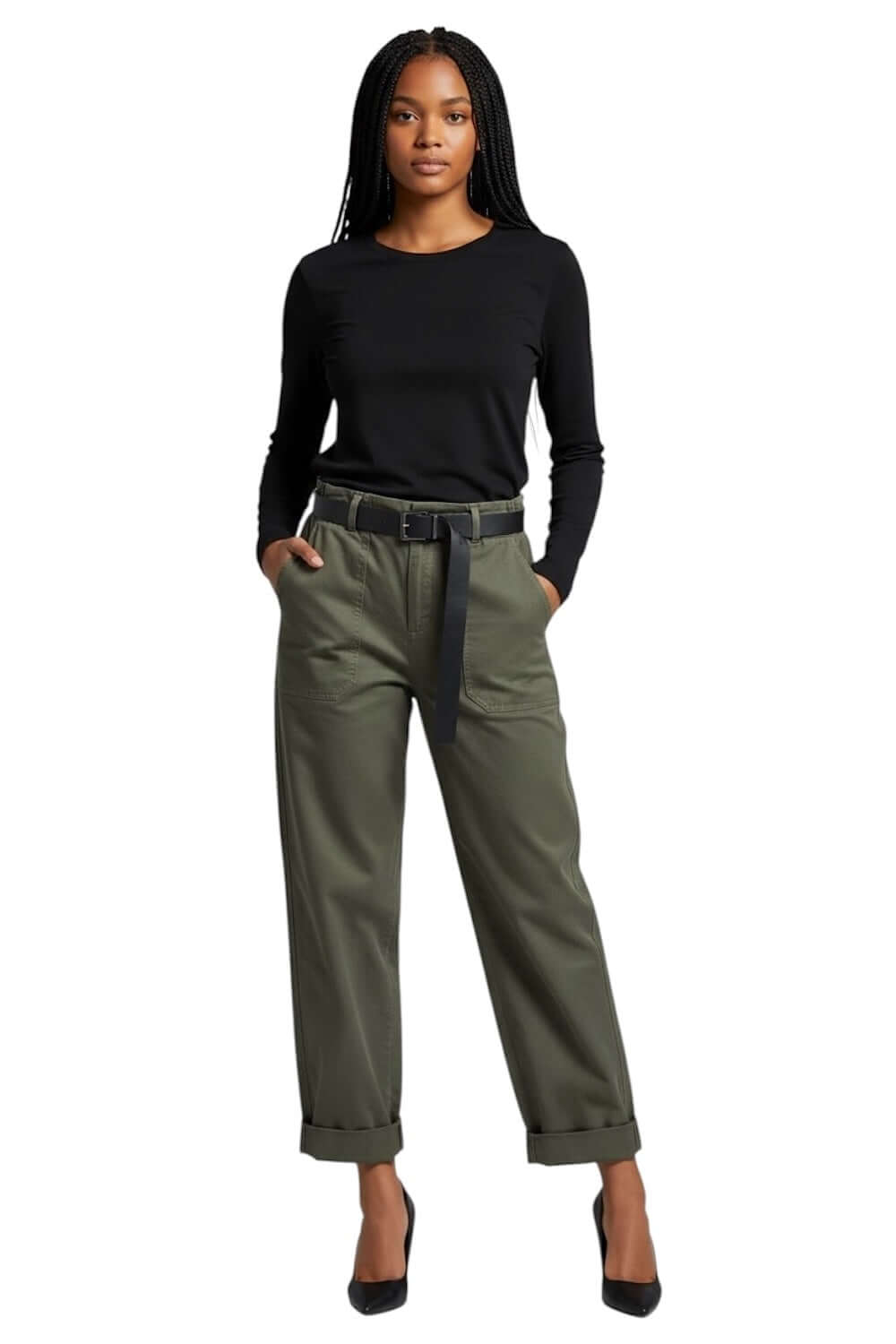 Susy Star military green pants
