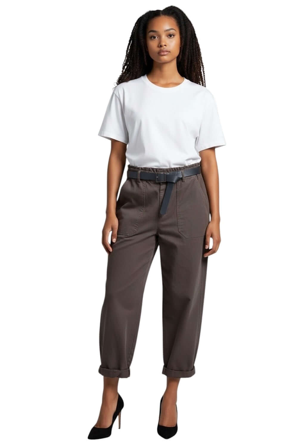 Susy Star dark brown pants