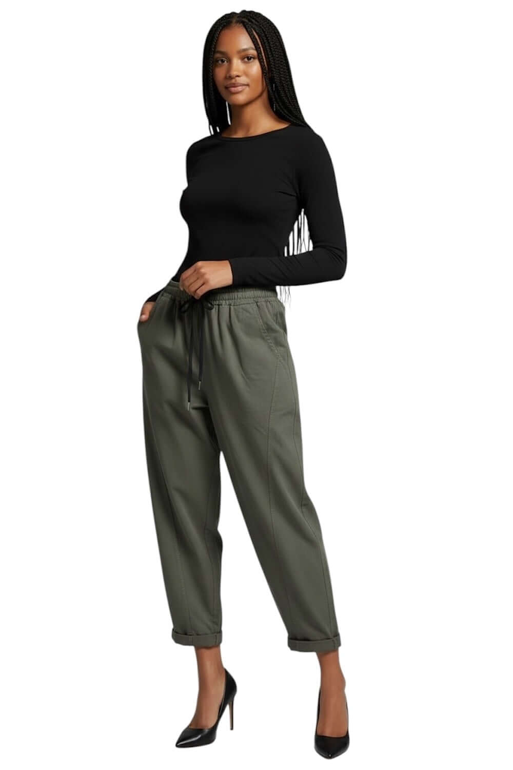 Pantaloni verde militare Susy Star