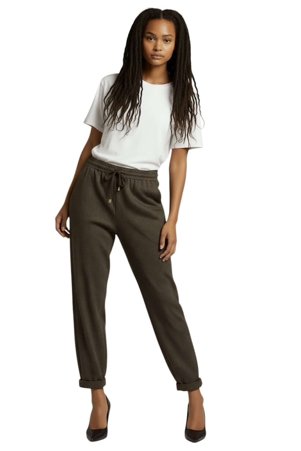 Susy star dark brown pants