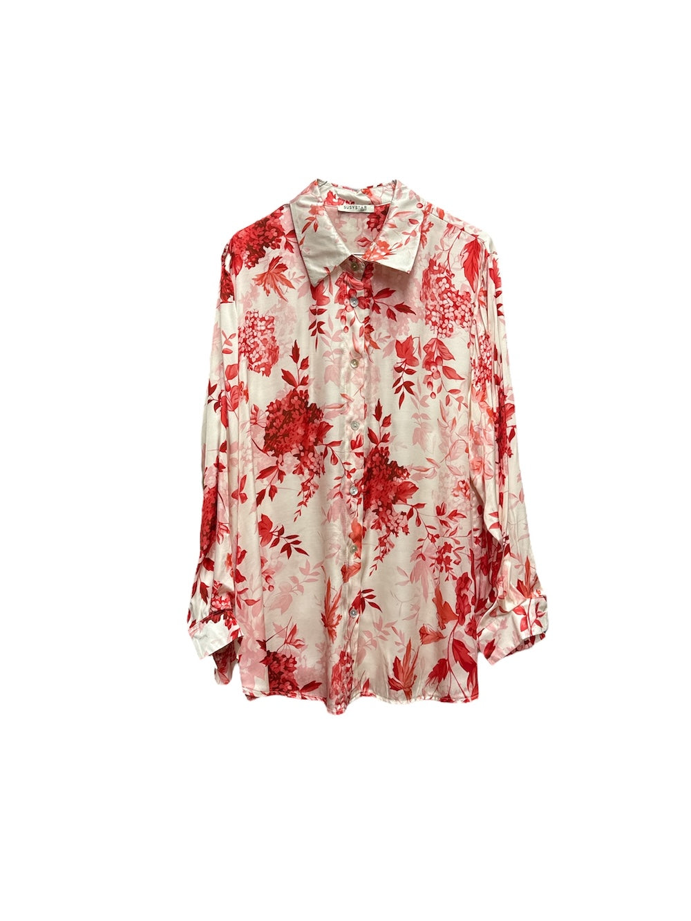 Susy star red oversize shirt