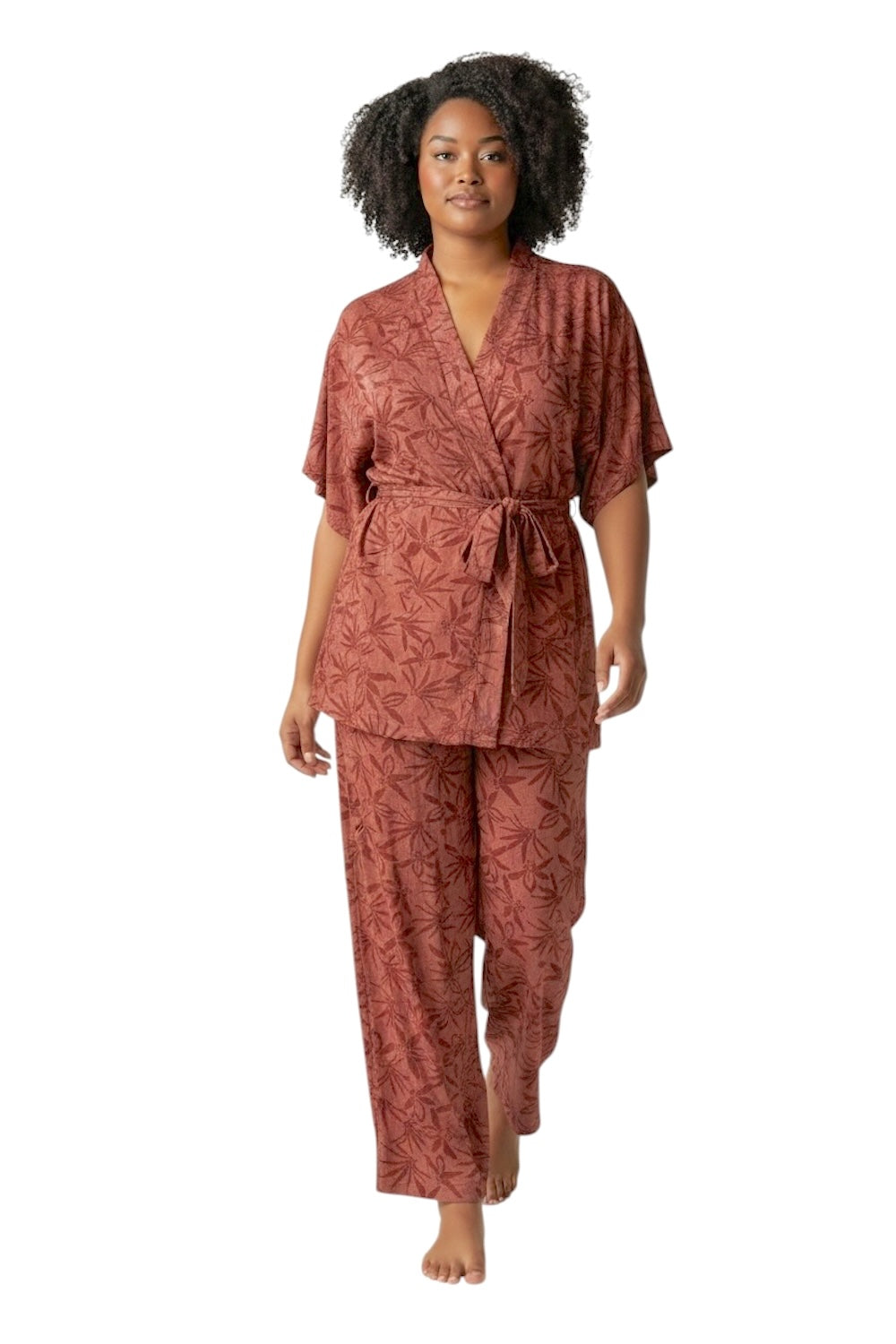 Susy Star india red kimono jacket