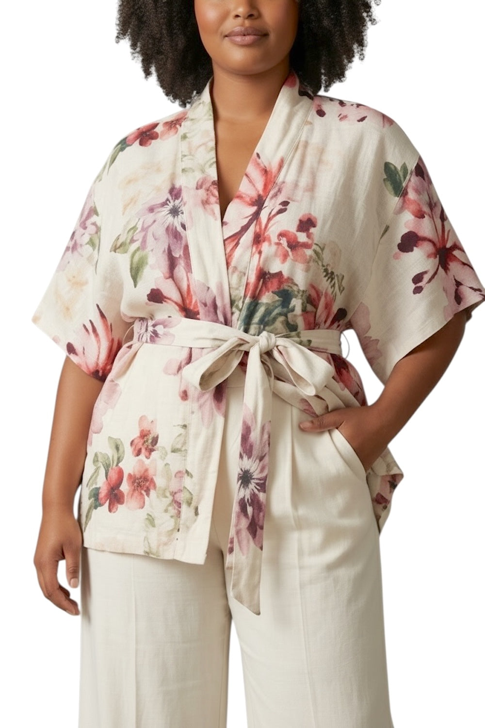 Susy Star milk kimono jacket