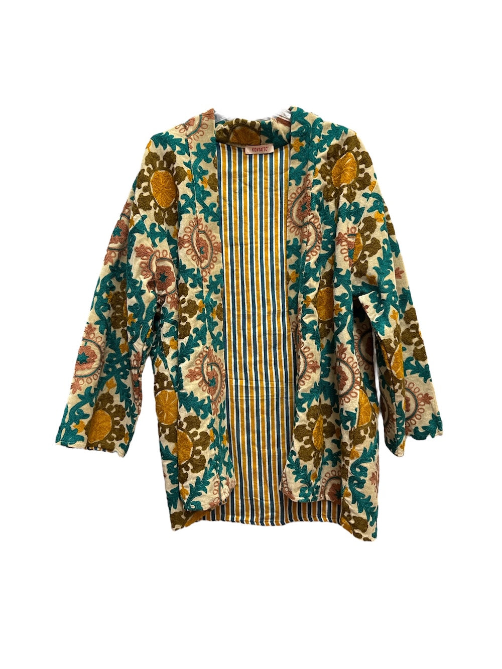 Kontatto teal kimono jackets