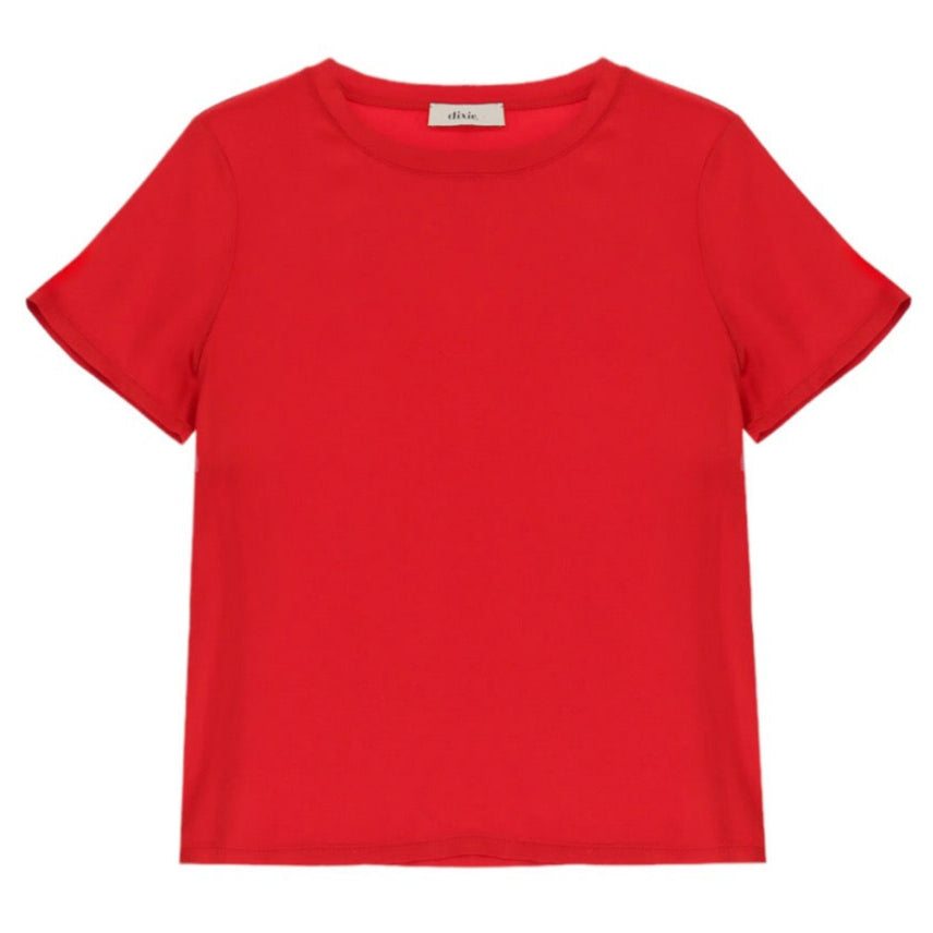 Dixie red round neck shirt
