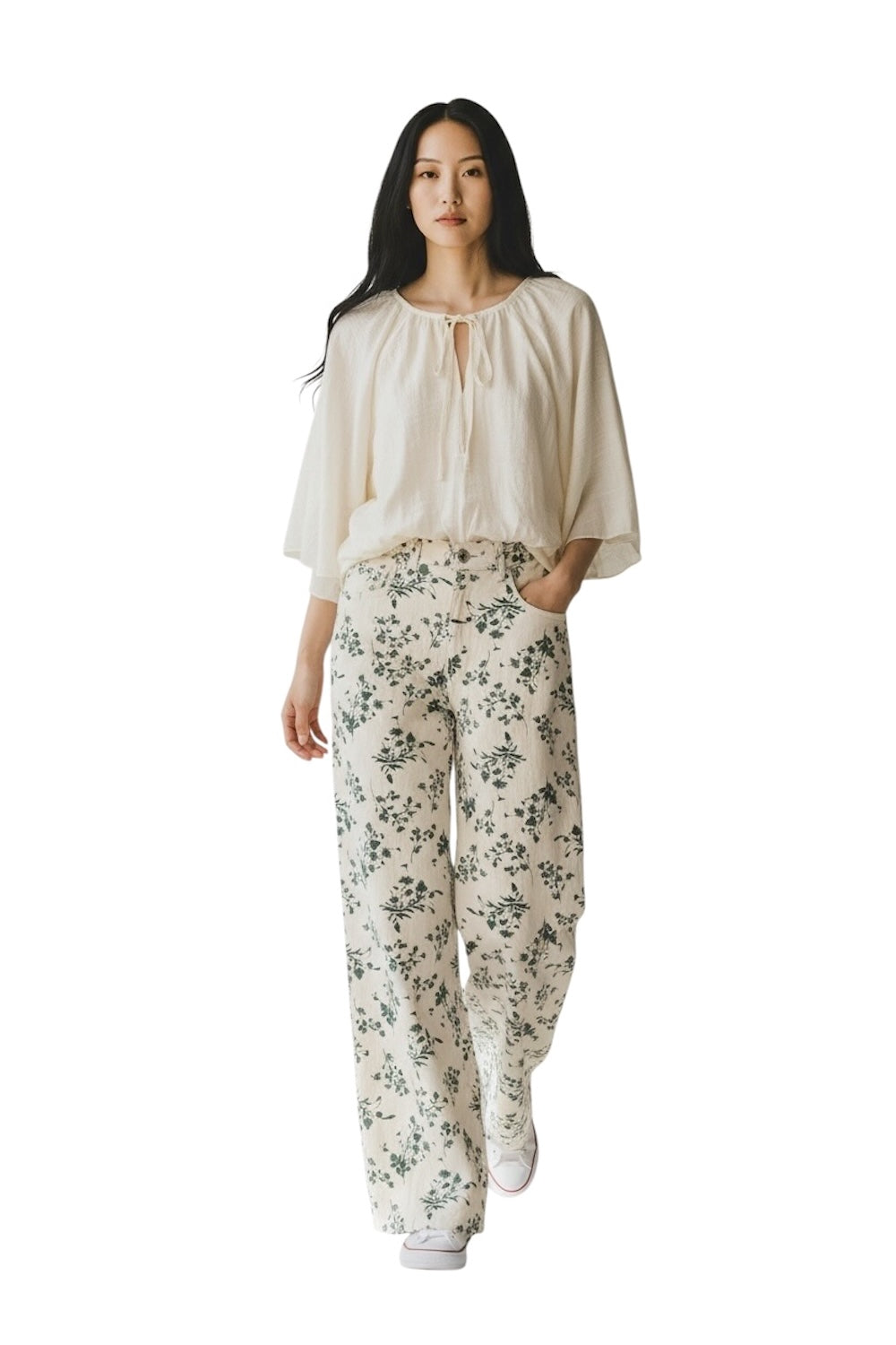 Vicolo green fantasy pants