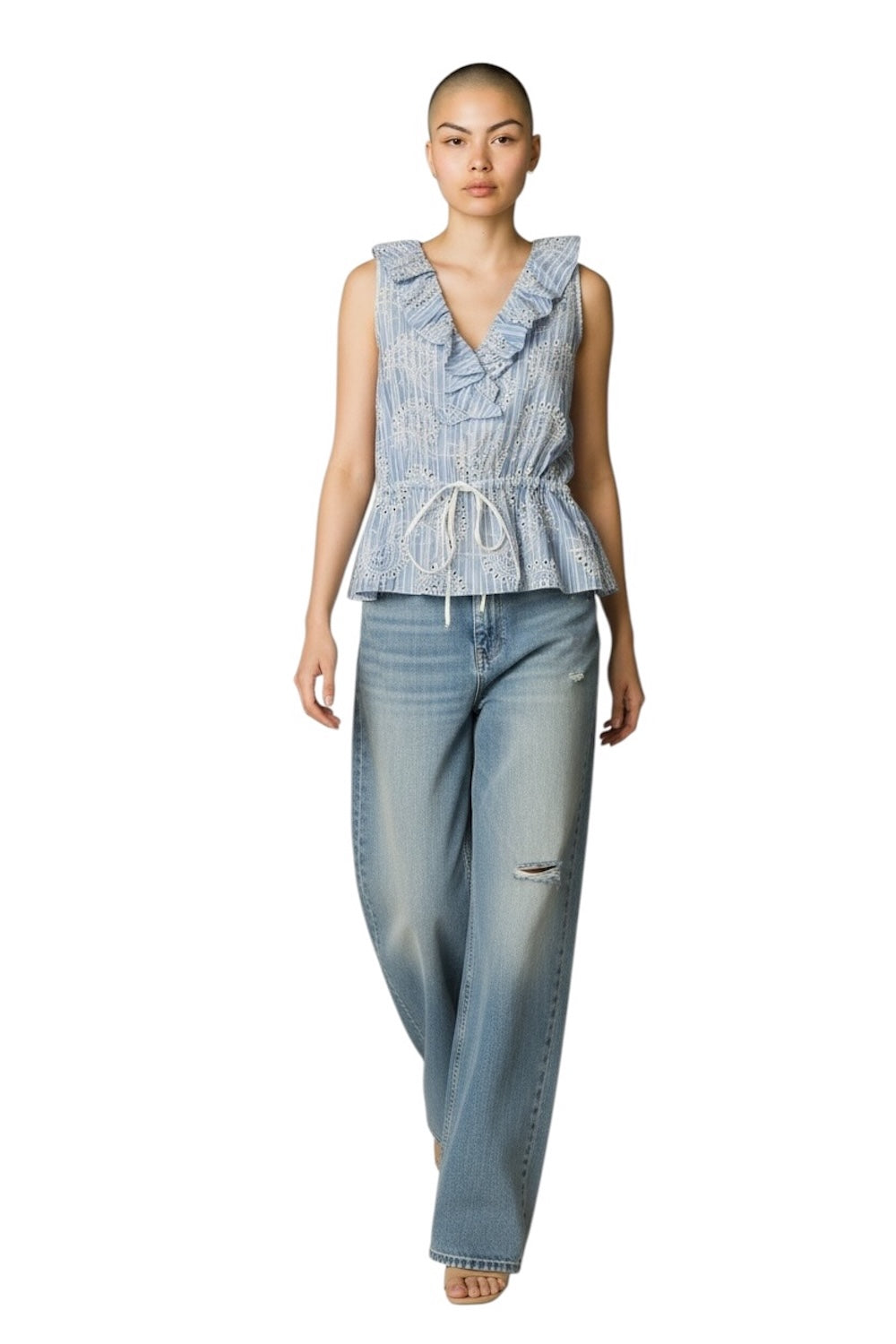 Vicolo light blue top