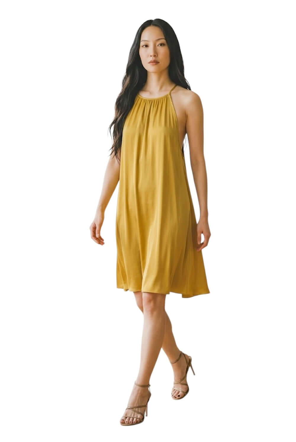 Vicolo mustard dress