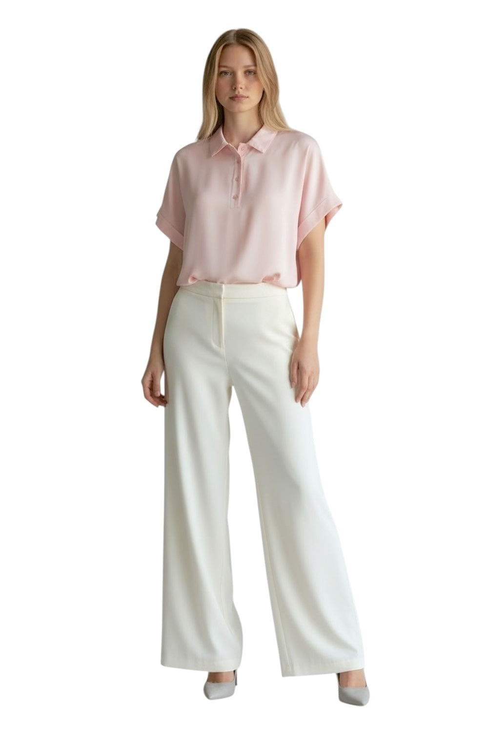 Vicolo pink polo shirt