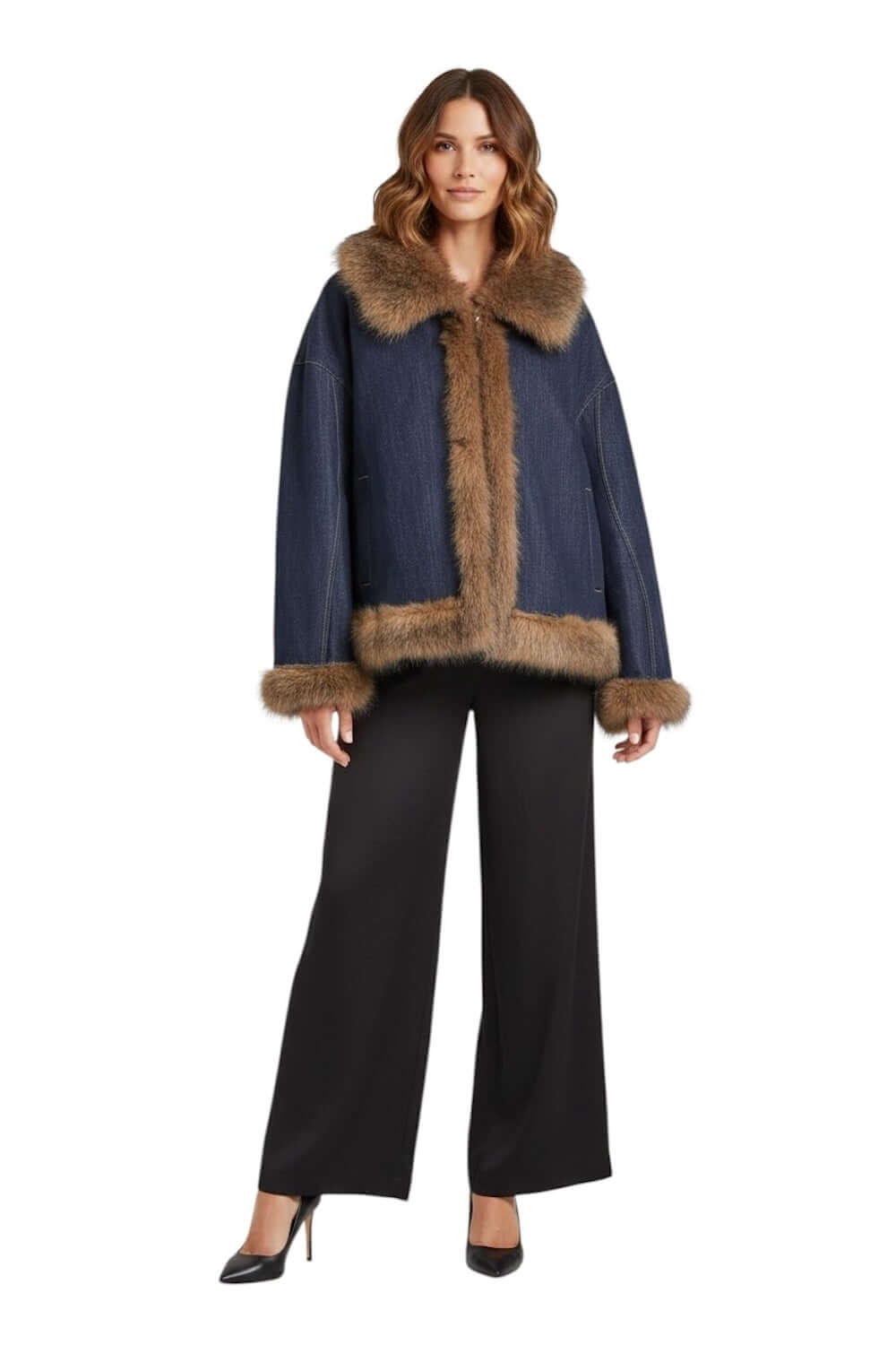 Vicolo Wendejacke Blau