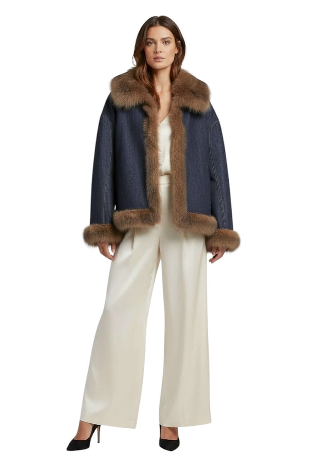 Vicolo Wendejacke Blau