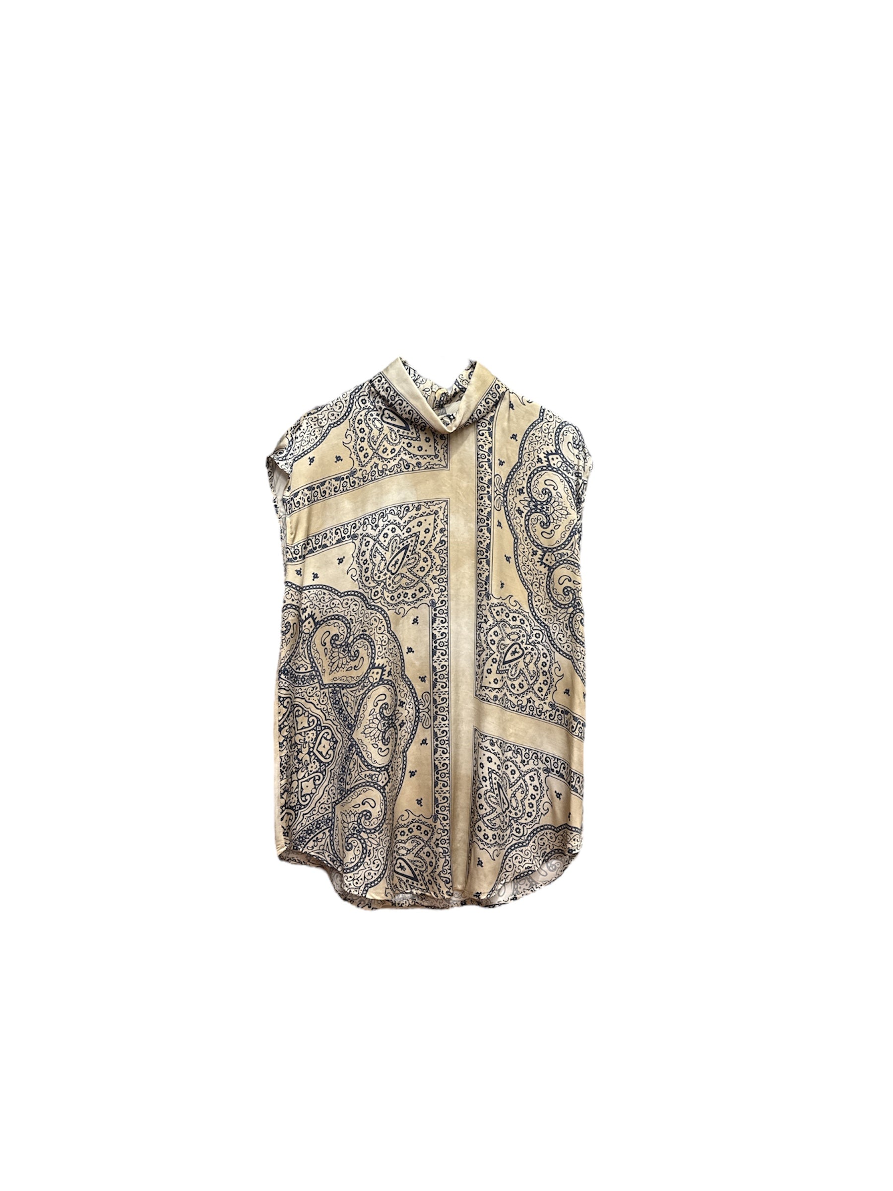 Vicolo cream blue top