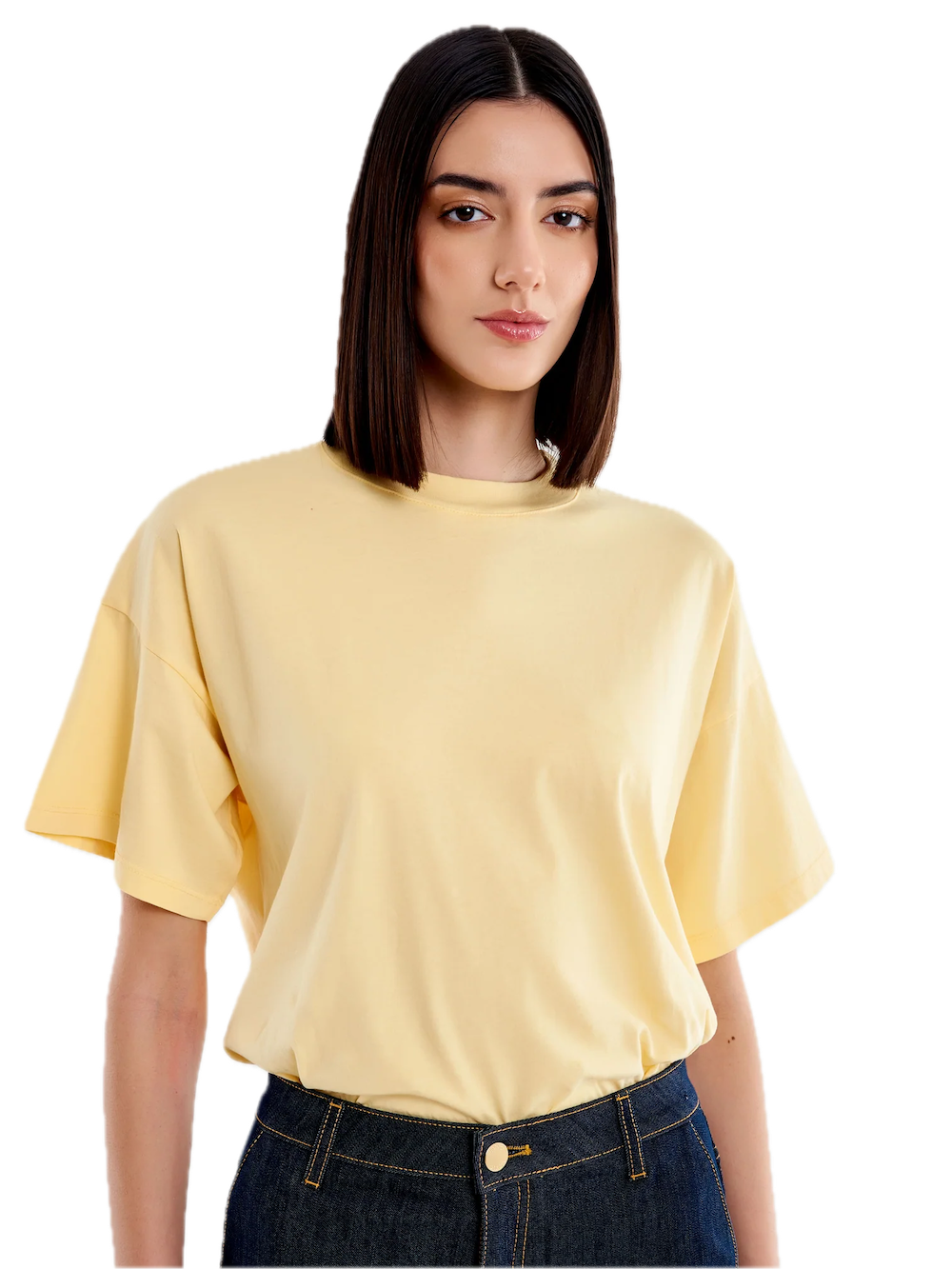 Vicolo yellow t-shirt