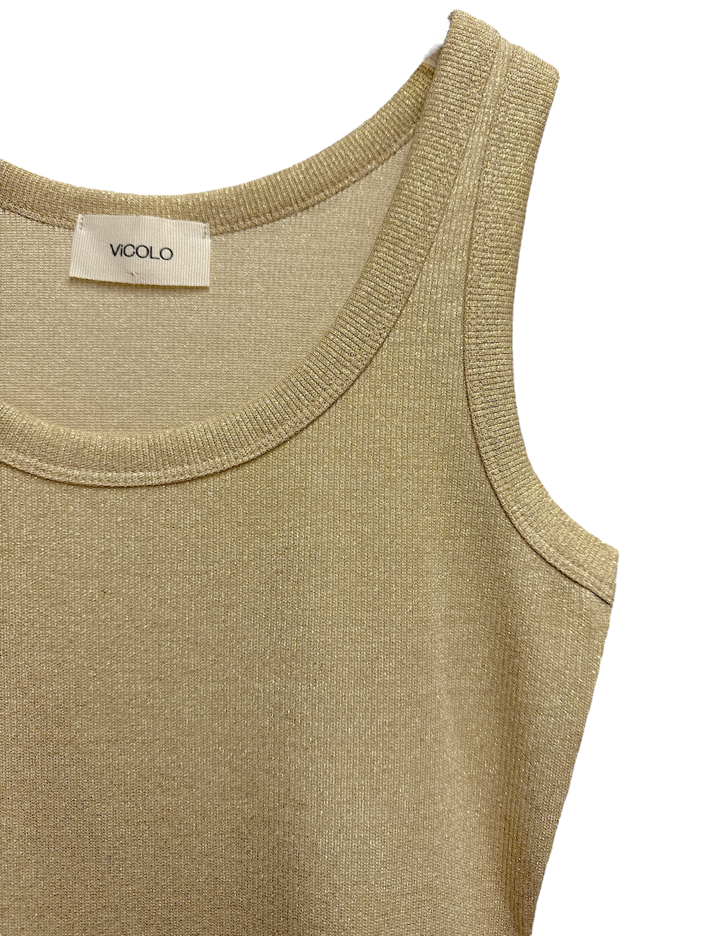 Vicolo gold glitter top