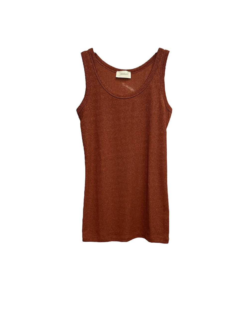 Vicolo rust glitter top