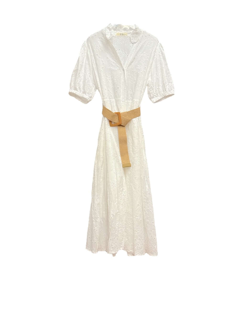 Le îls white chemisier dress